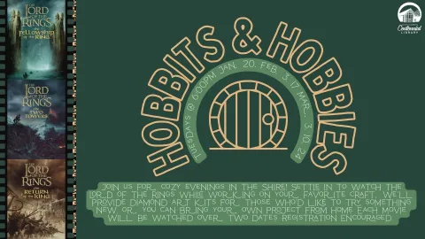 Picture of Movie Poster with event dates and times